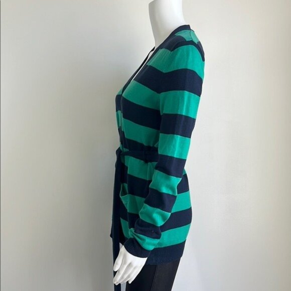 Vineyard Vines Striped Tie Waist Cardigan - XS - Picture 3 of 6